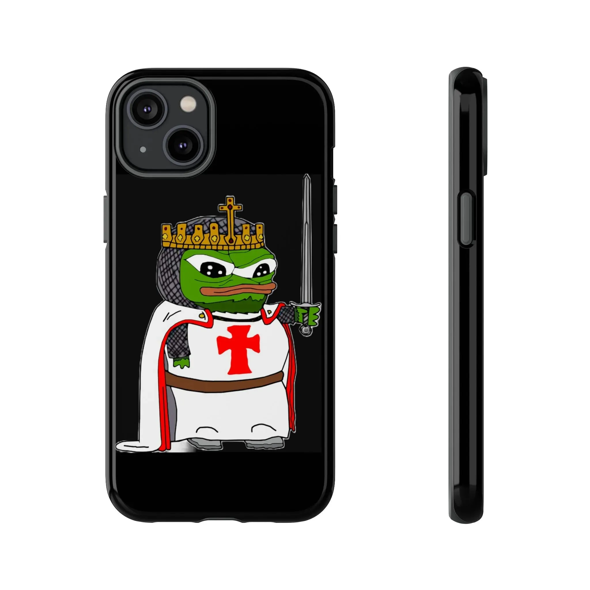 Crusader Pepe Cell Phone Case