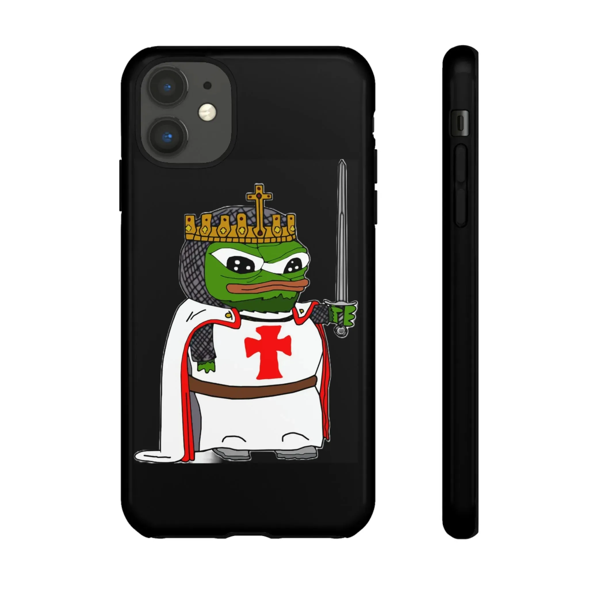 Crusader Pepe Cell Phone Case