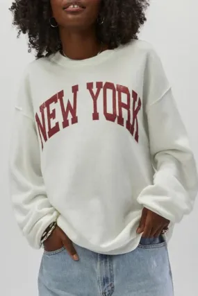 Daydreamer: Stylish New York-Inspired Boyfriend Crew Sweater