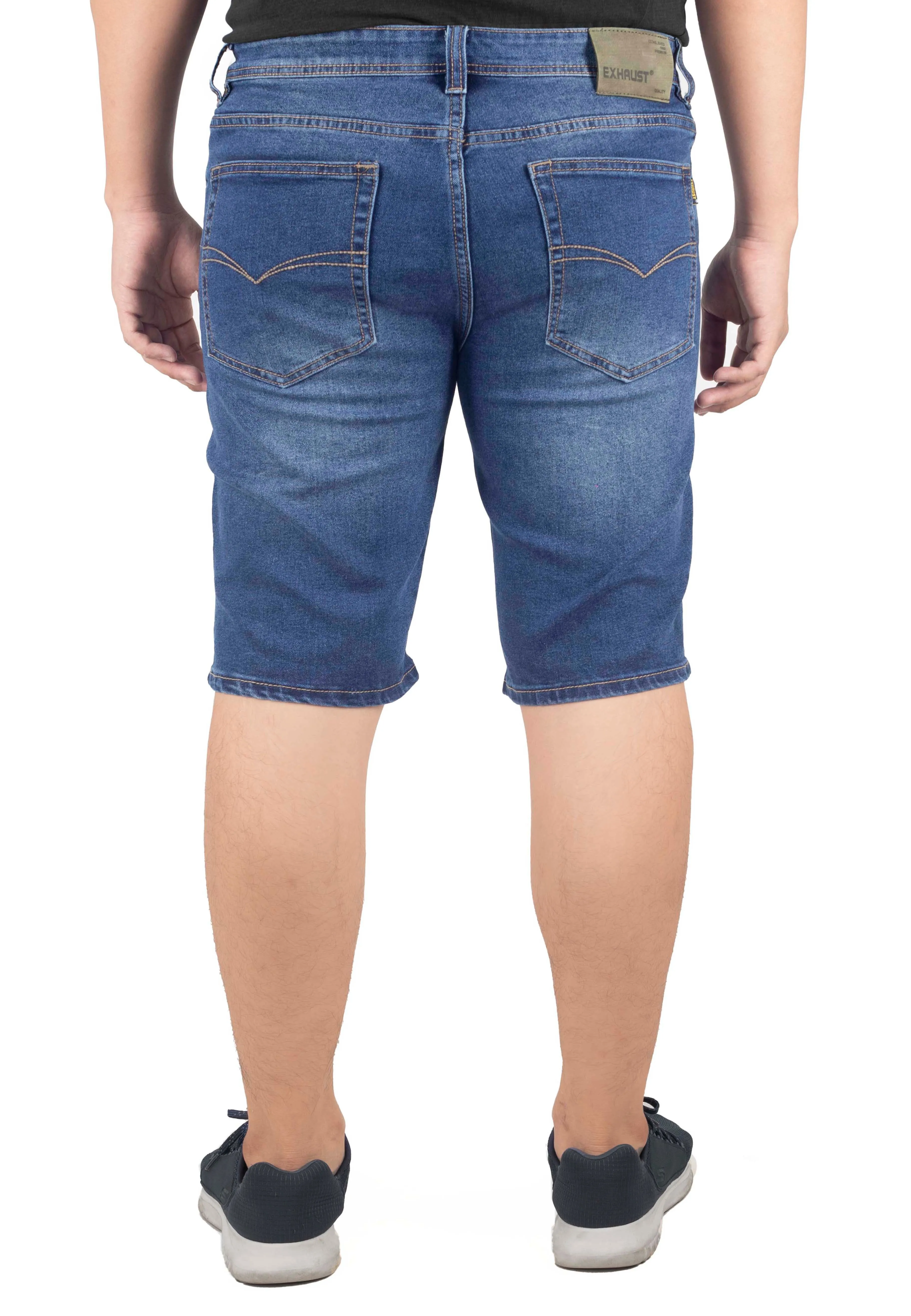 EXHAUST Jeans Short Pants [Regular Fit-Plus Size] 1366