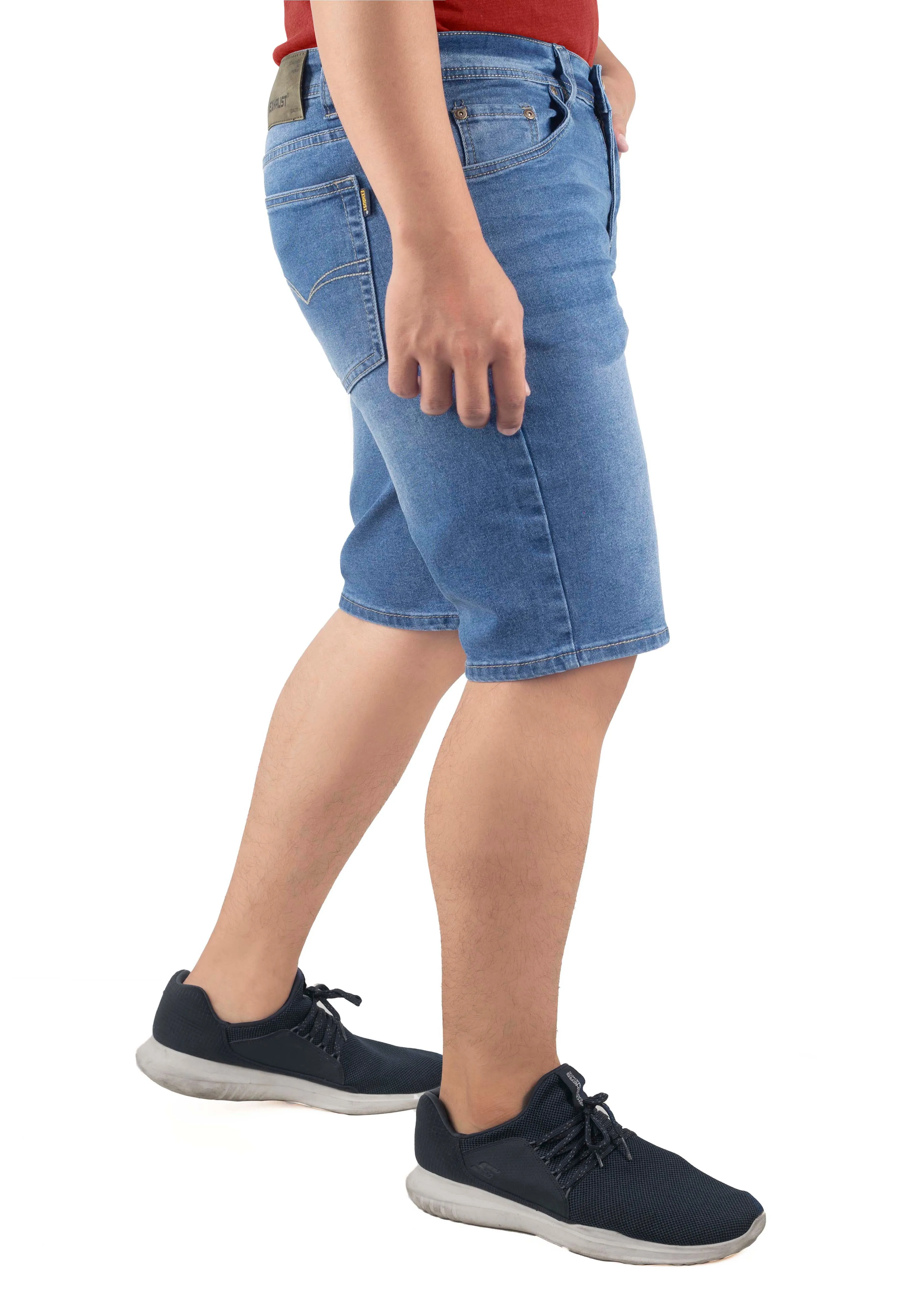 EXHAUST Jeans Short Pants [Regular Fit-Plus Size] 1366