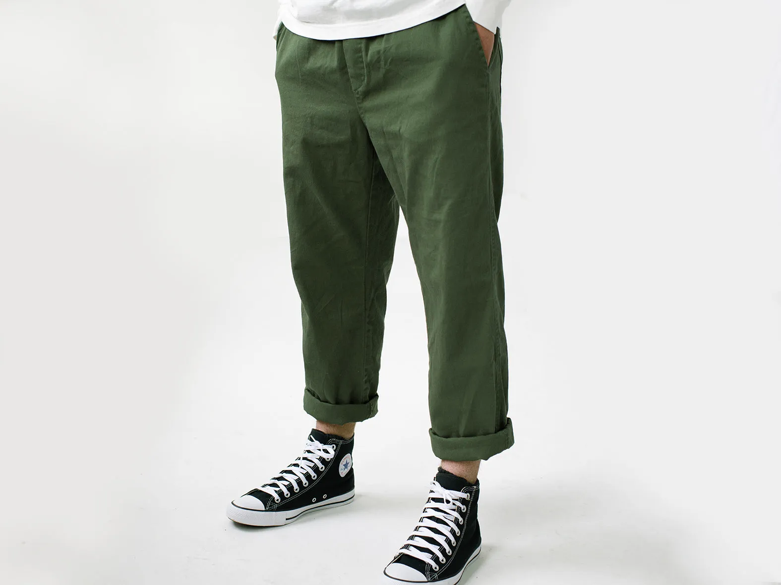 FIELD PANT. RELAXED. ARMY GREEN