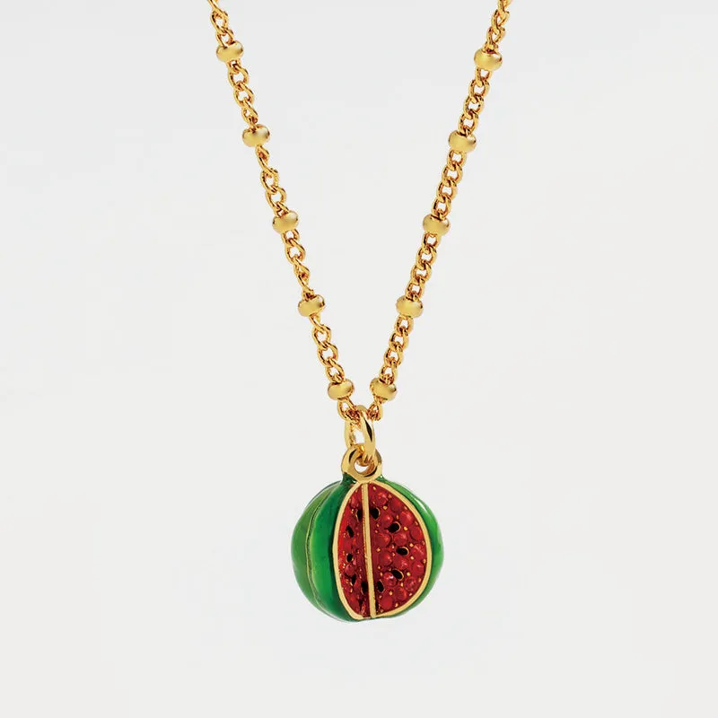 Fruit Enamel Necklace