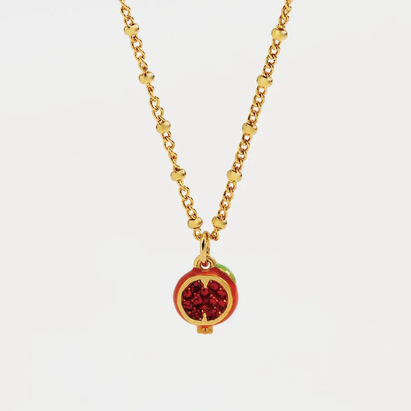 Fruit Enamel Necklace