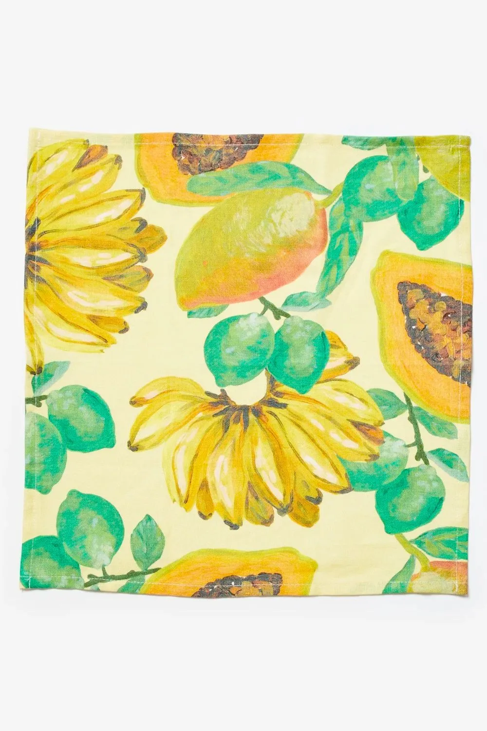 Fruit Salad Yellow Napkins (set of 6)