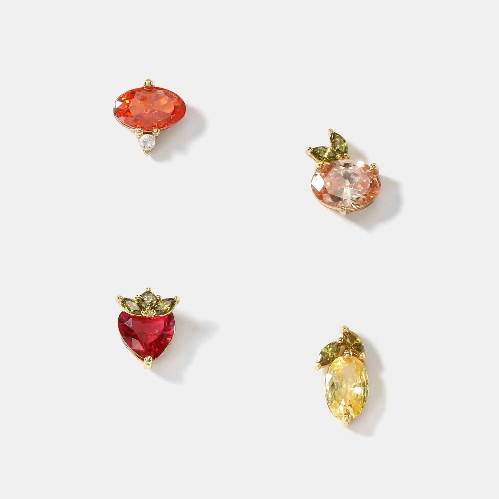 Fruit Stud Earrings Set