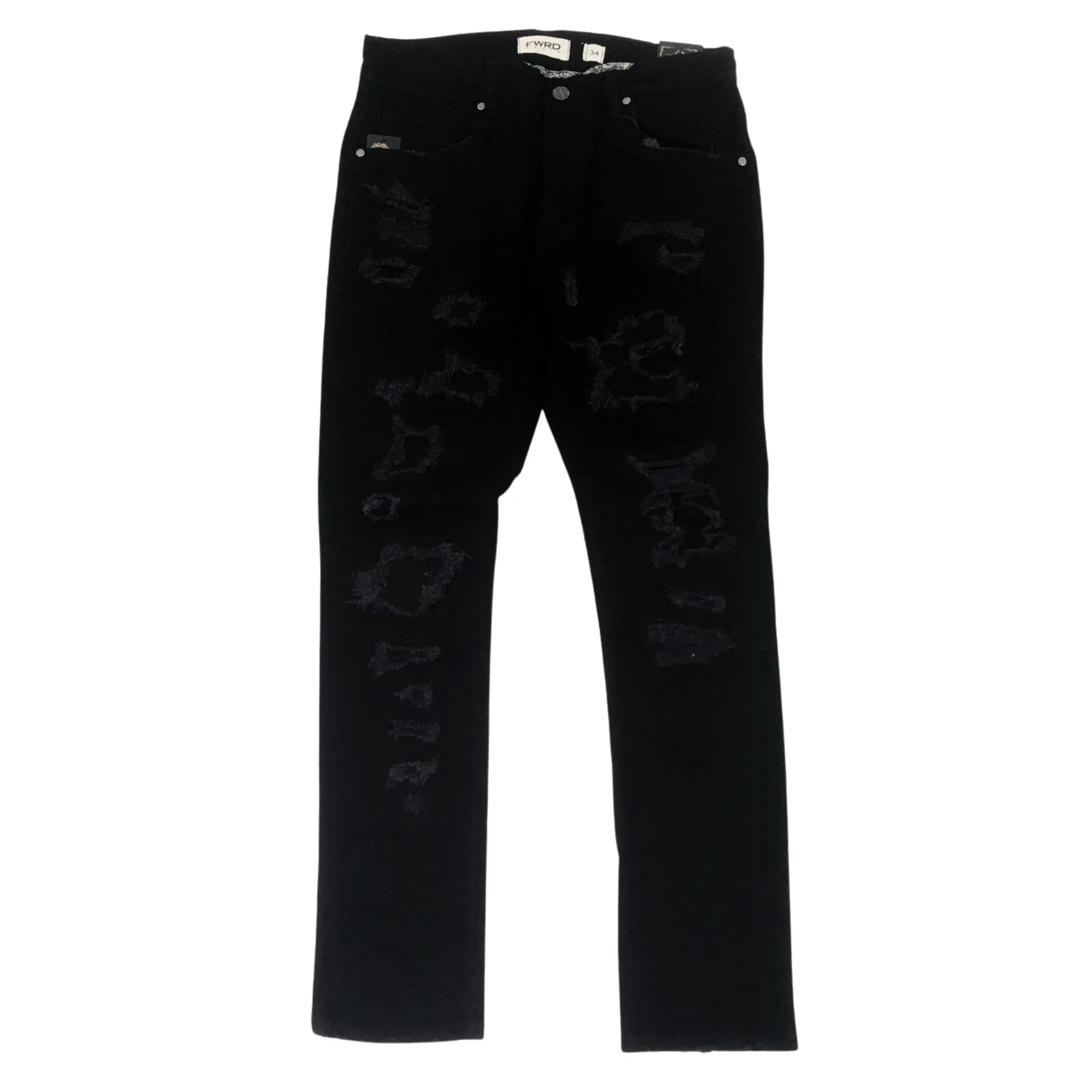 FWRD Distressed Slim Fit Denim