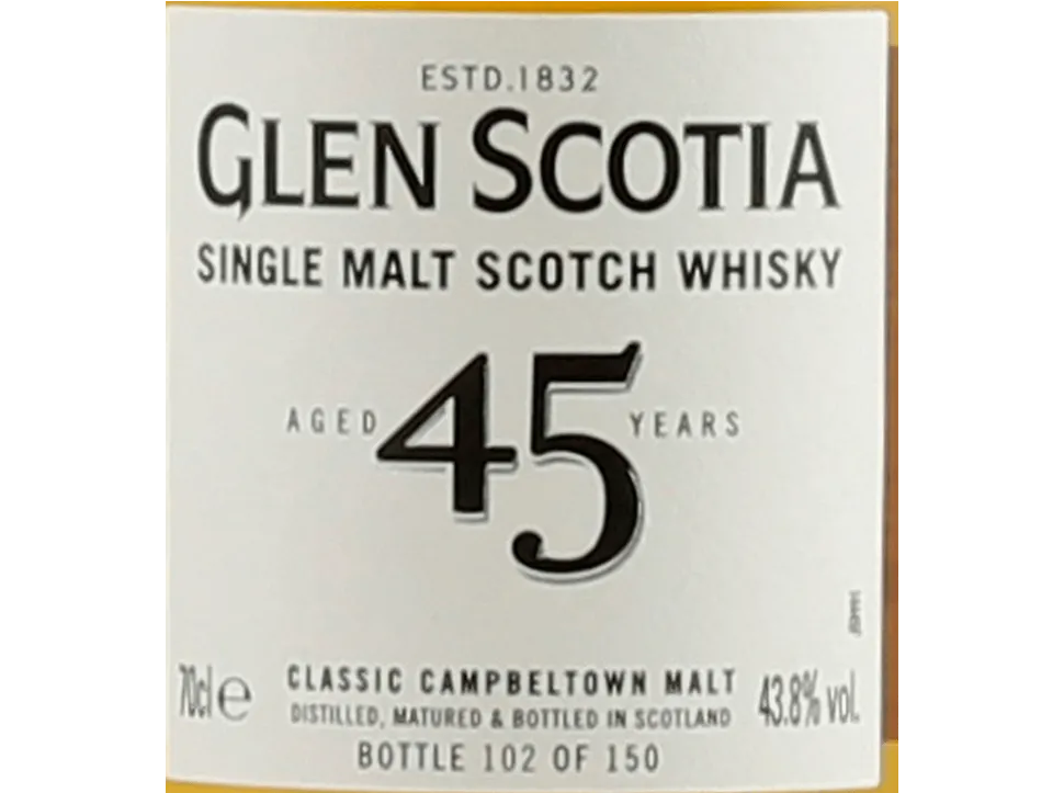 Glen Scotia 45 years