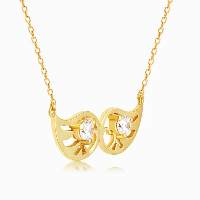 Golden Wings of Love Necklace