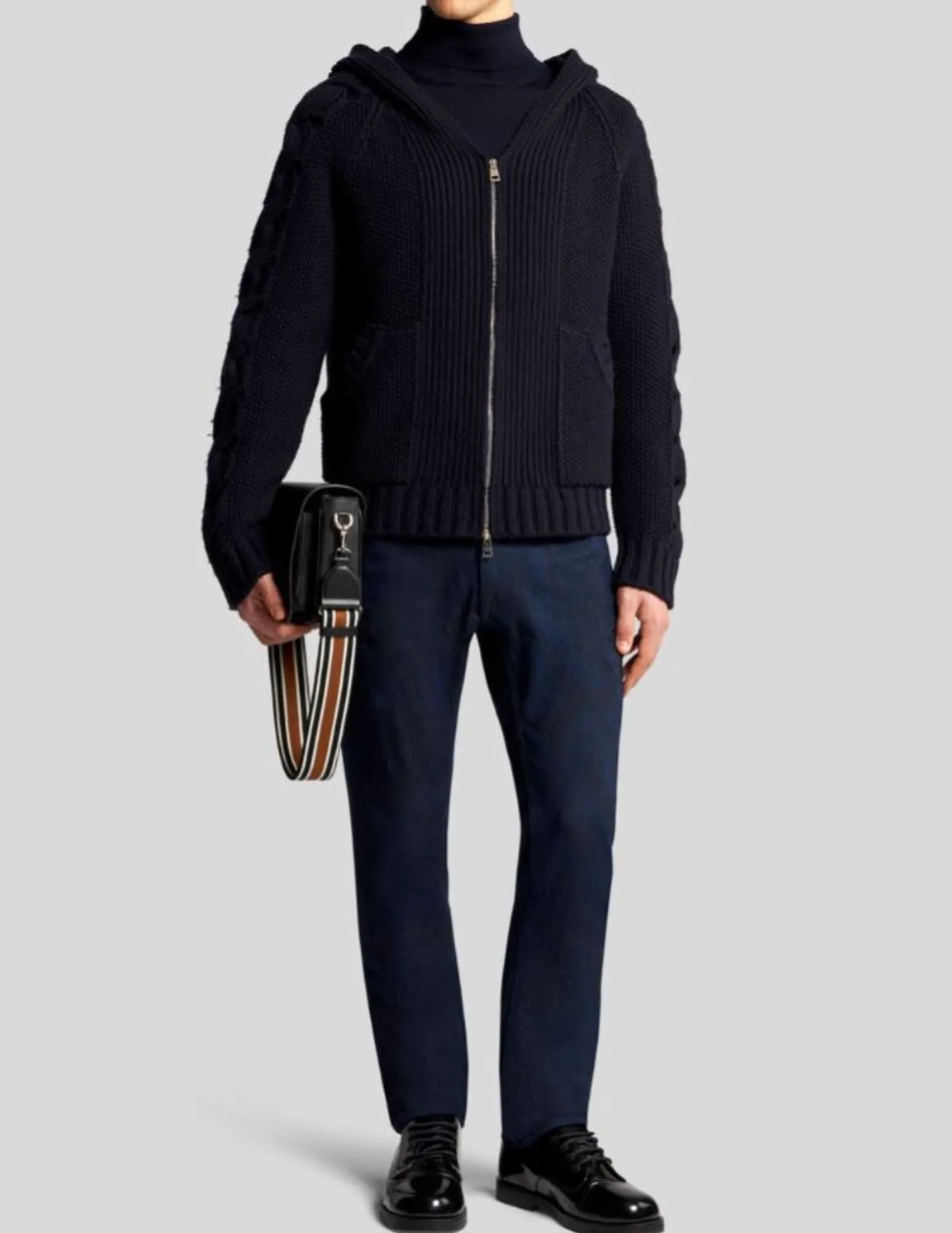 Jacquard Jeans | Navy