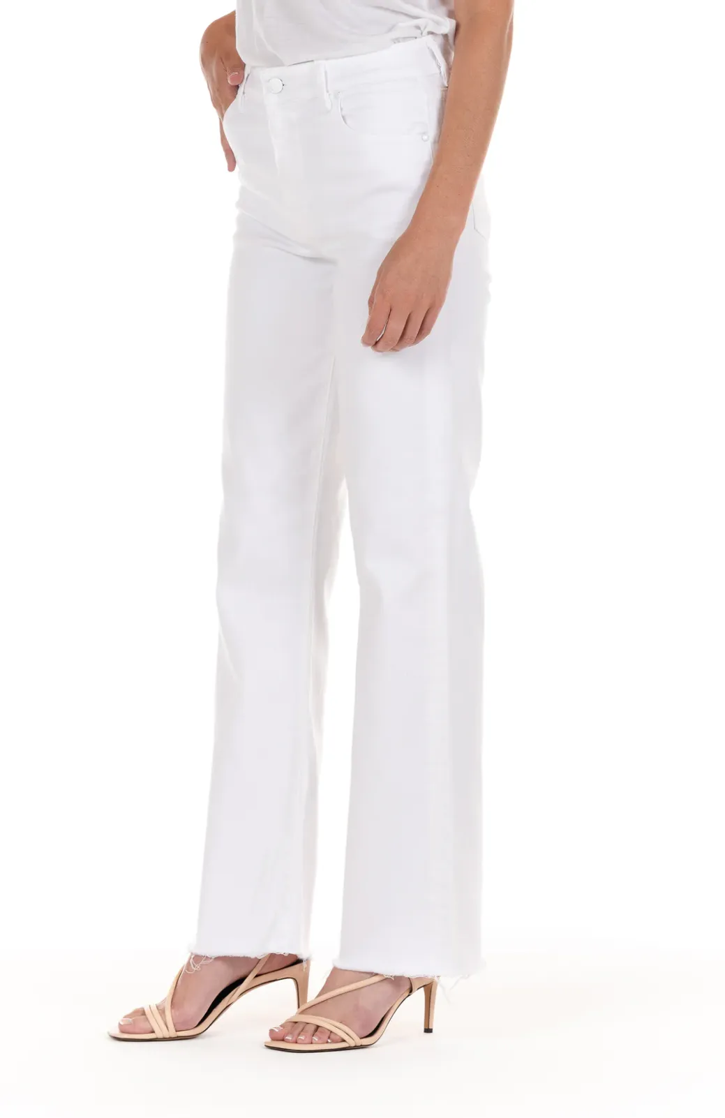 KATIE TROUSER FIT IN MAGNOLIA WHITE