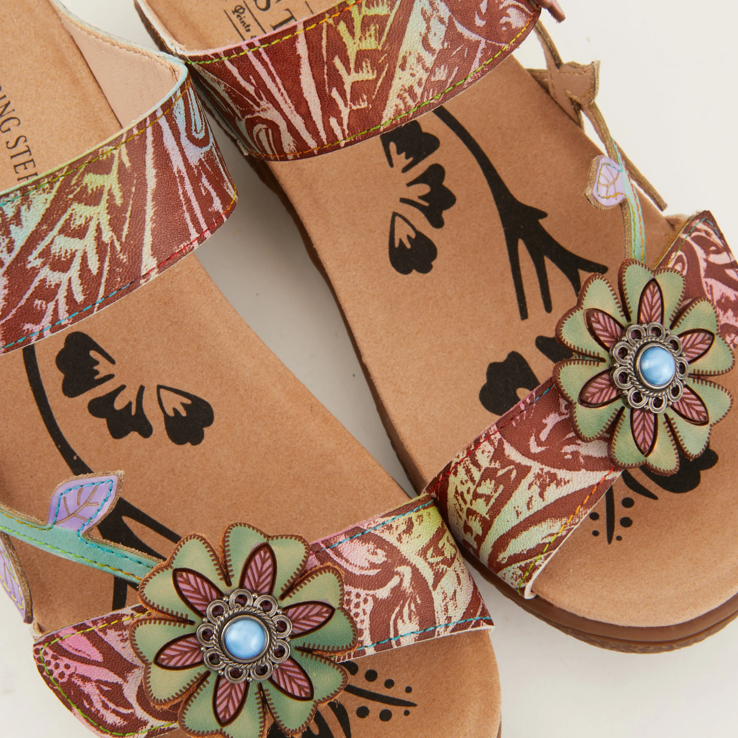 L'ARTISTE AYMEE SLIDE SANDALS