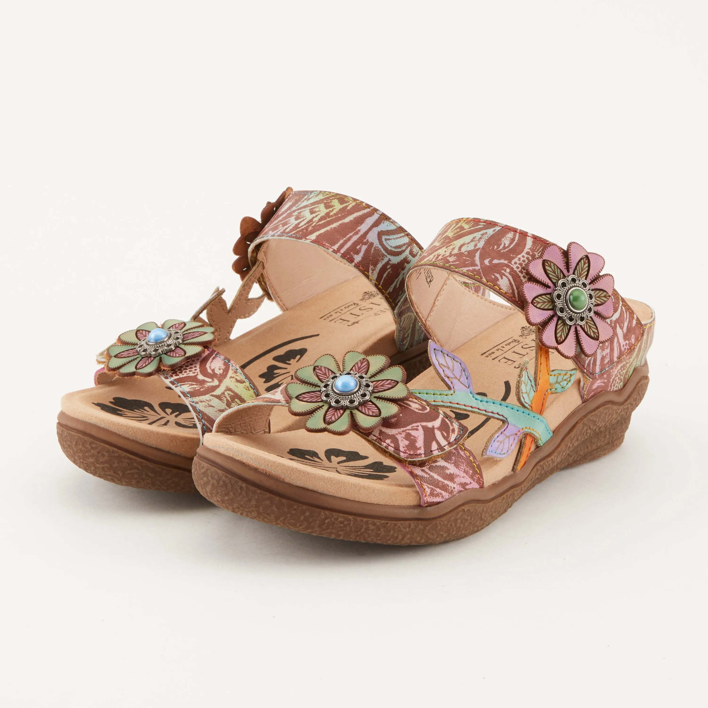 L'ARTISTE AYMEE SLIDE SANDALS