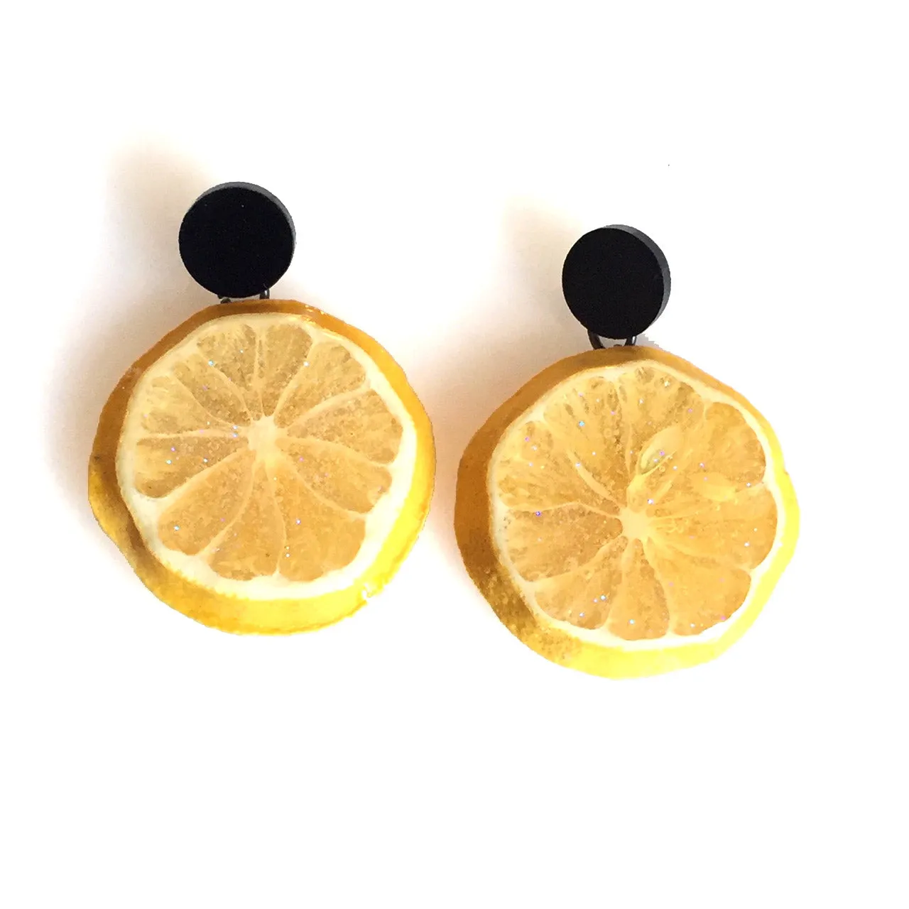 Lemon Dot Earrings