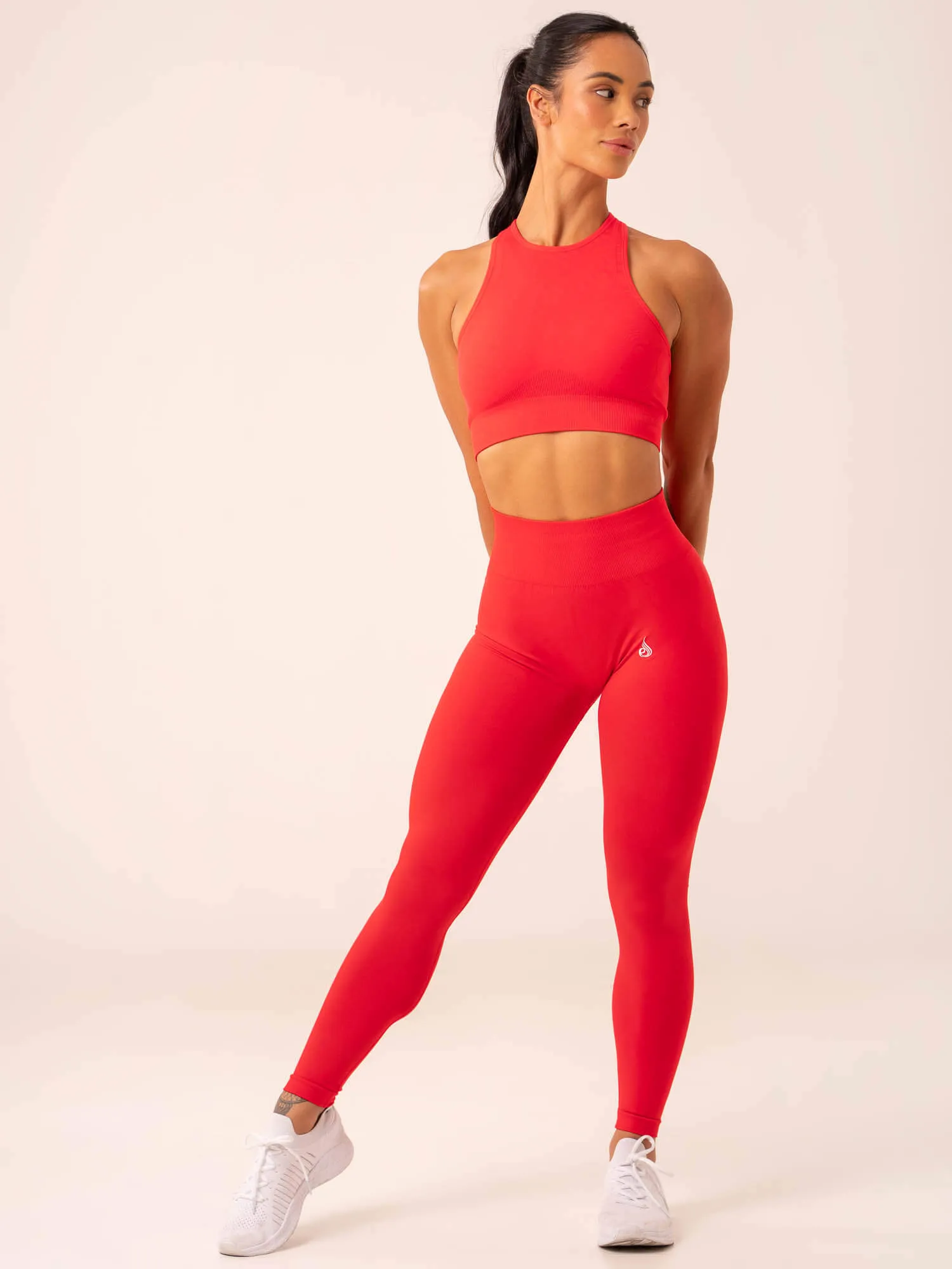 Lift Scrunch Seamless Leggings - Chilli