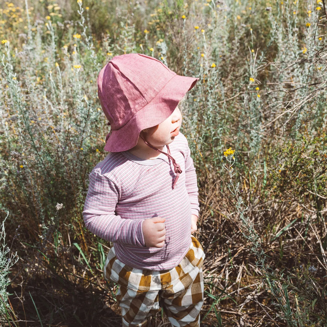 Linen Sun Hat (1-7y)