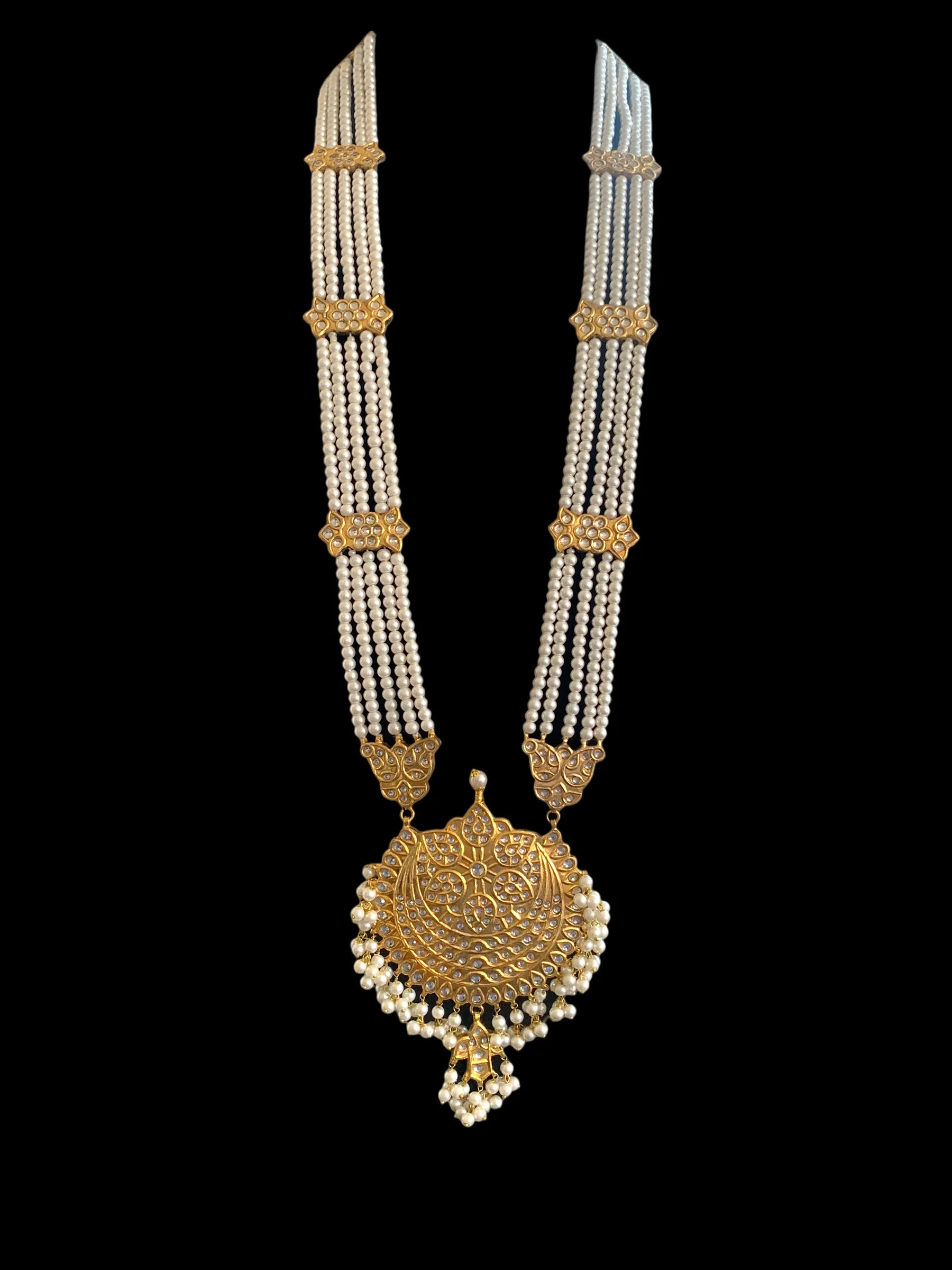 LN201 kundan Rani haar set ( SHIPS IN 3 WEEKS )