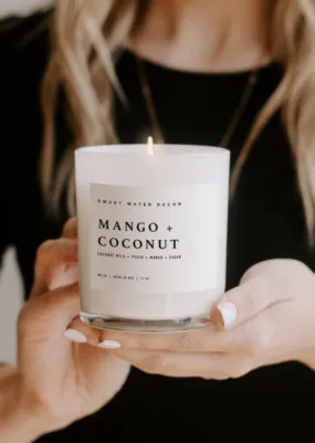 Mango & Coconut 11oz Soy Candle