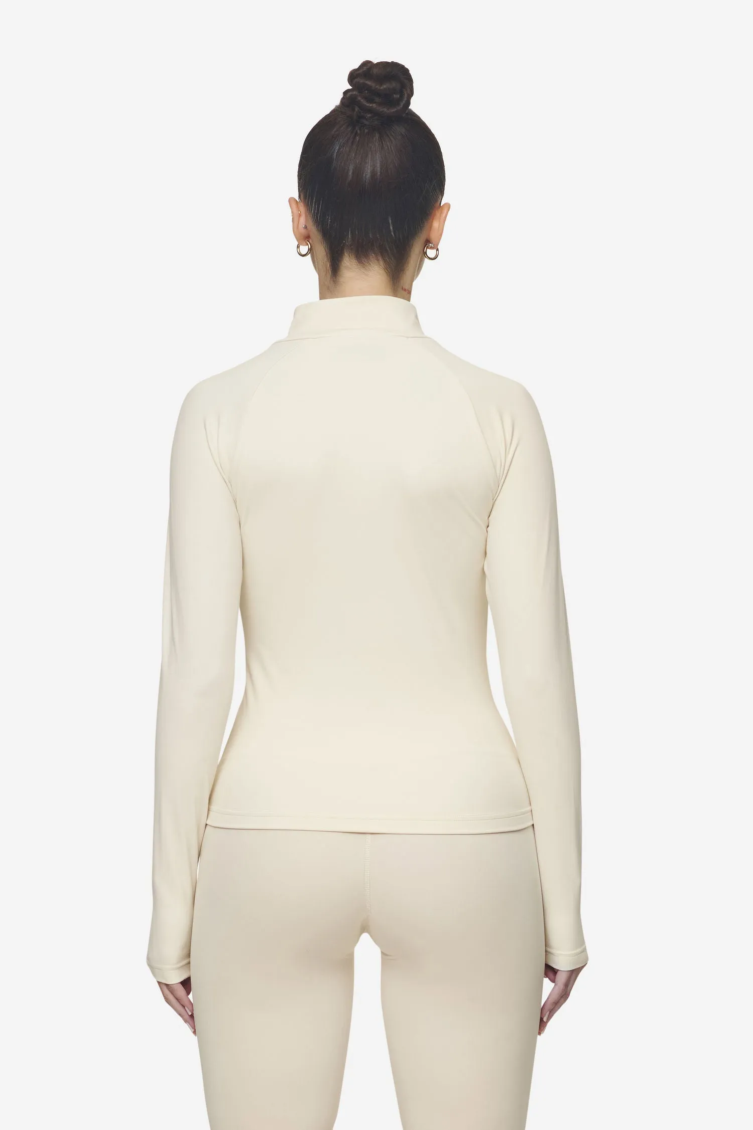 Maria Zip Longsleeve Coast Sand