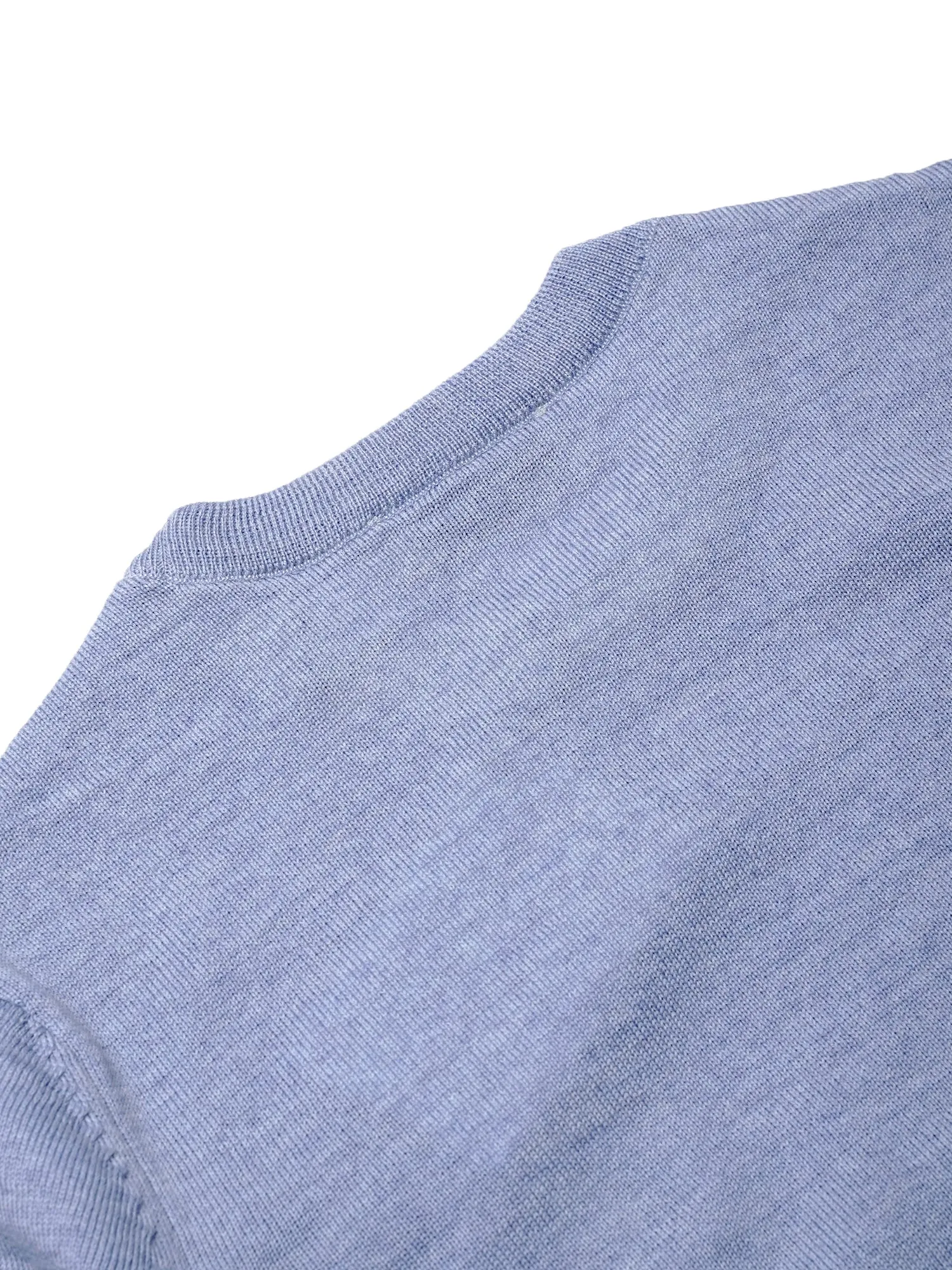 MERINOS R NECK PULLOVER_LIGHT BLUE