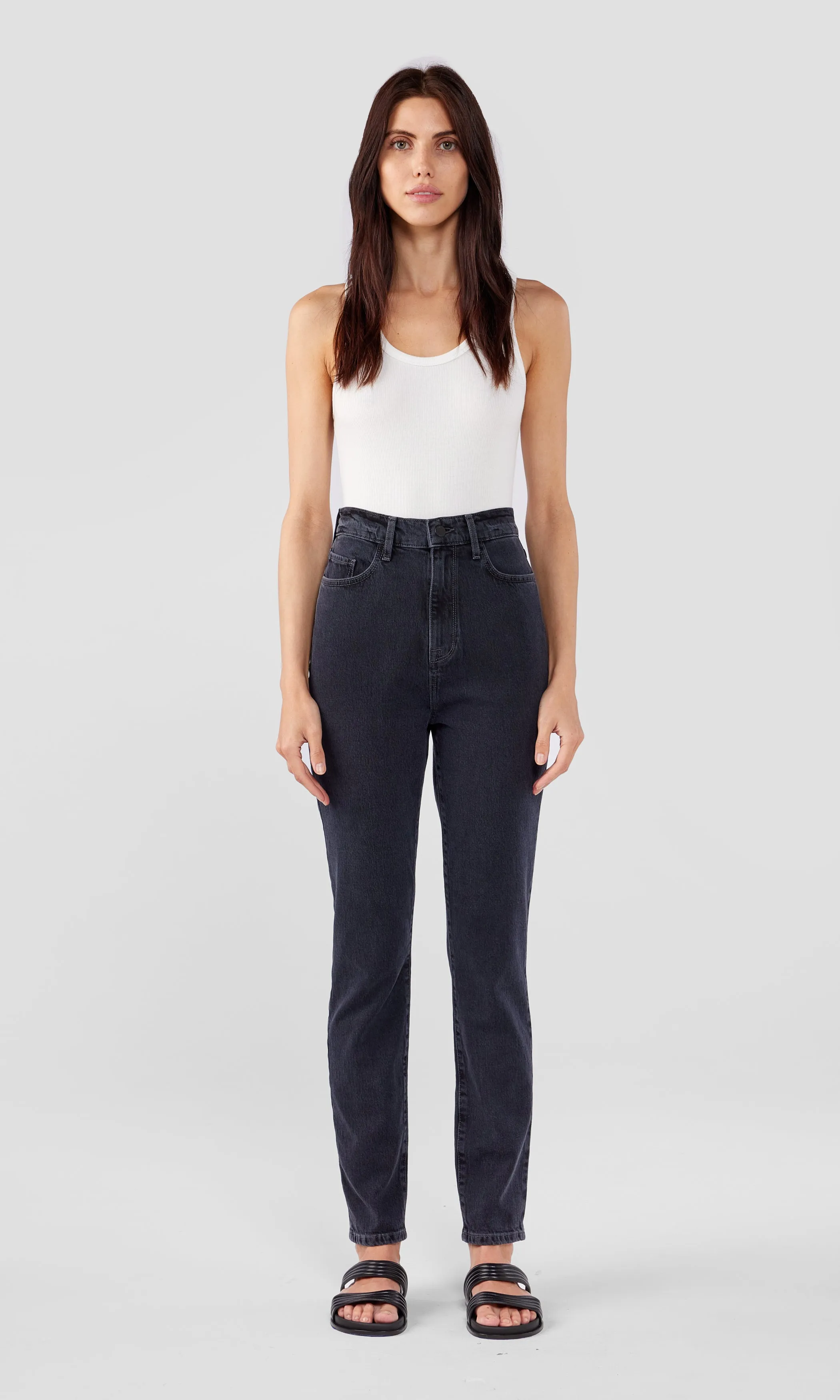 Ms. Ava High-Rise Retro Skinny Jean - Loved Black