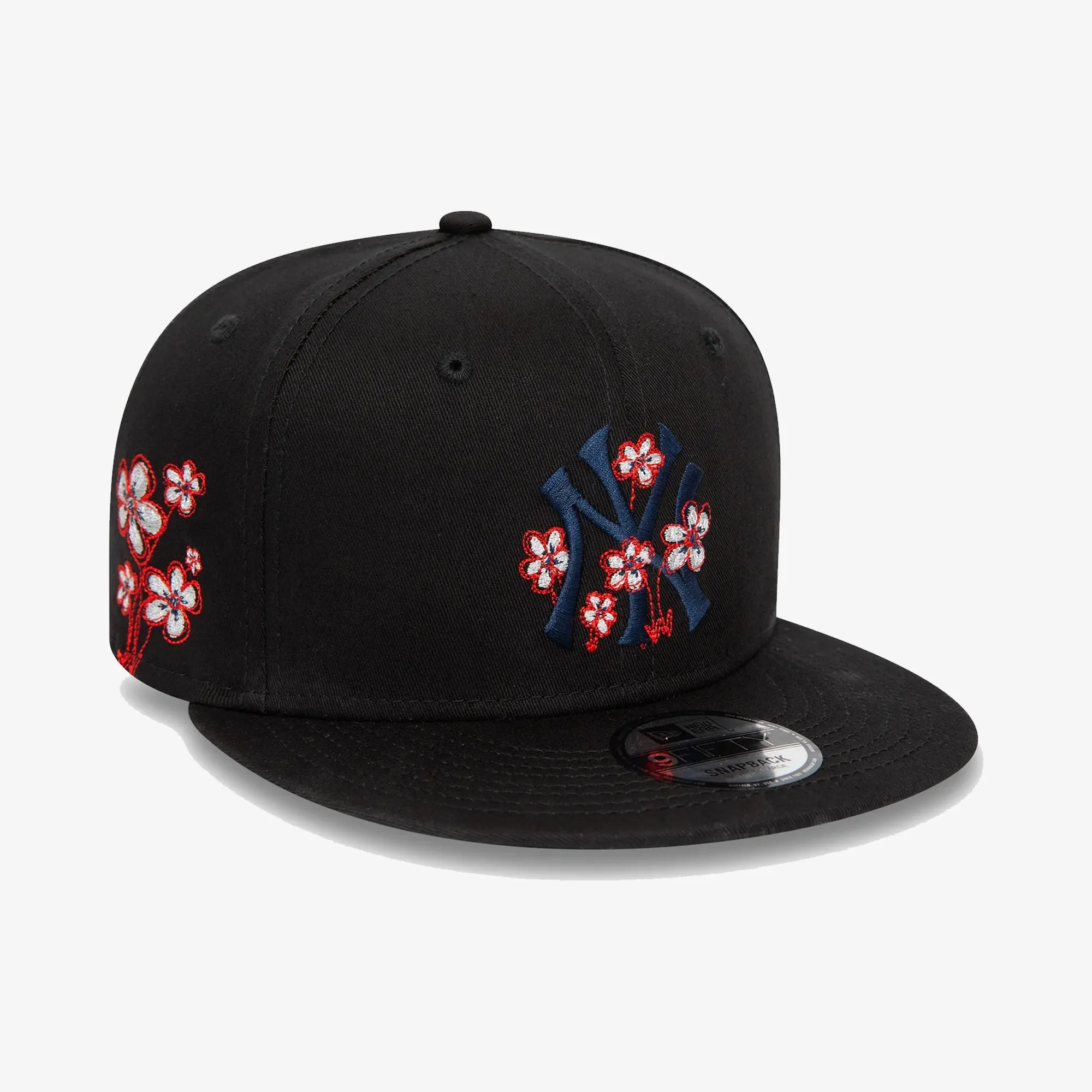 NEW YORK YANKEES MLB FLOWER GRAPHIC 9FIFTY SNAPBACK 'BLACK'