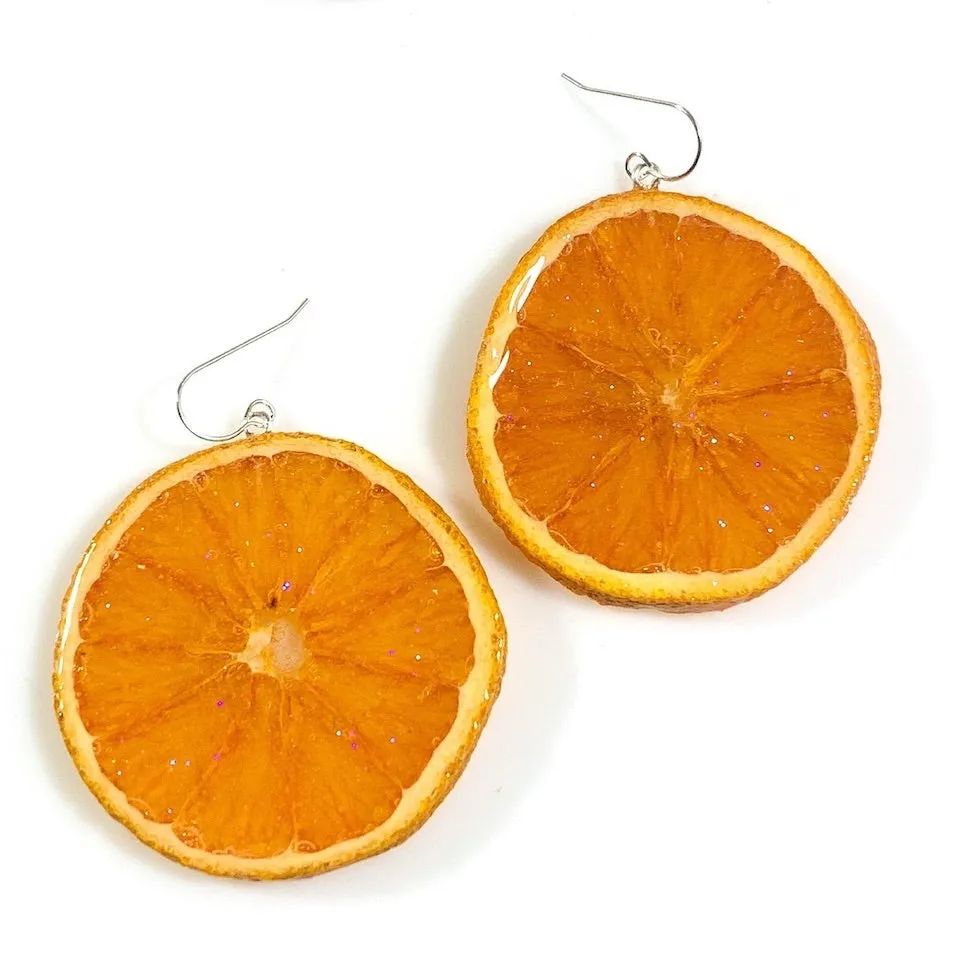 Orange Earrings