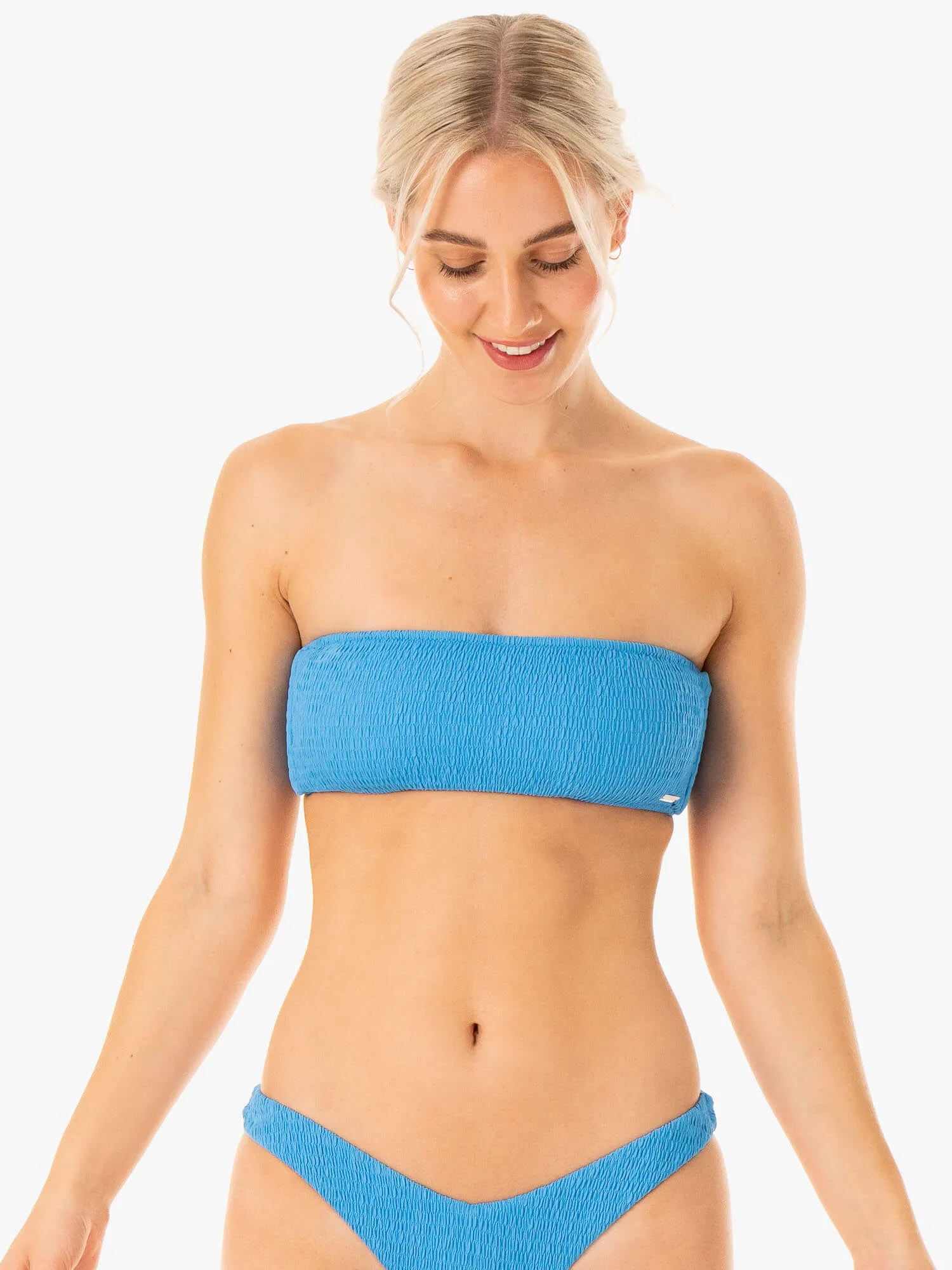 Paradise Bandeau Bikini Top - Blue