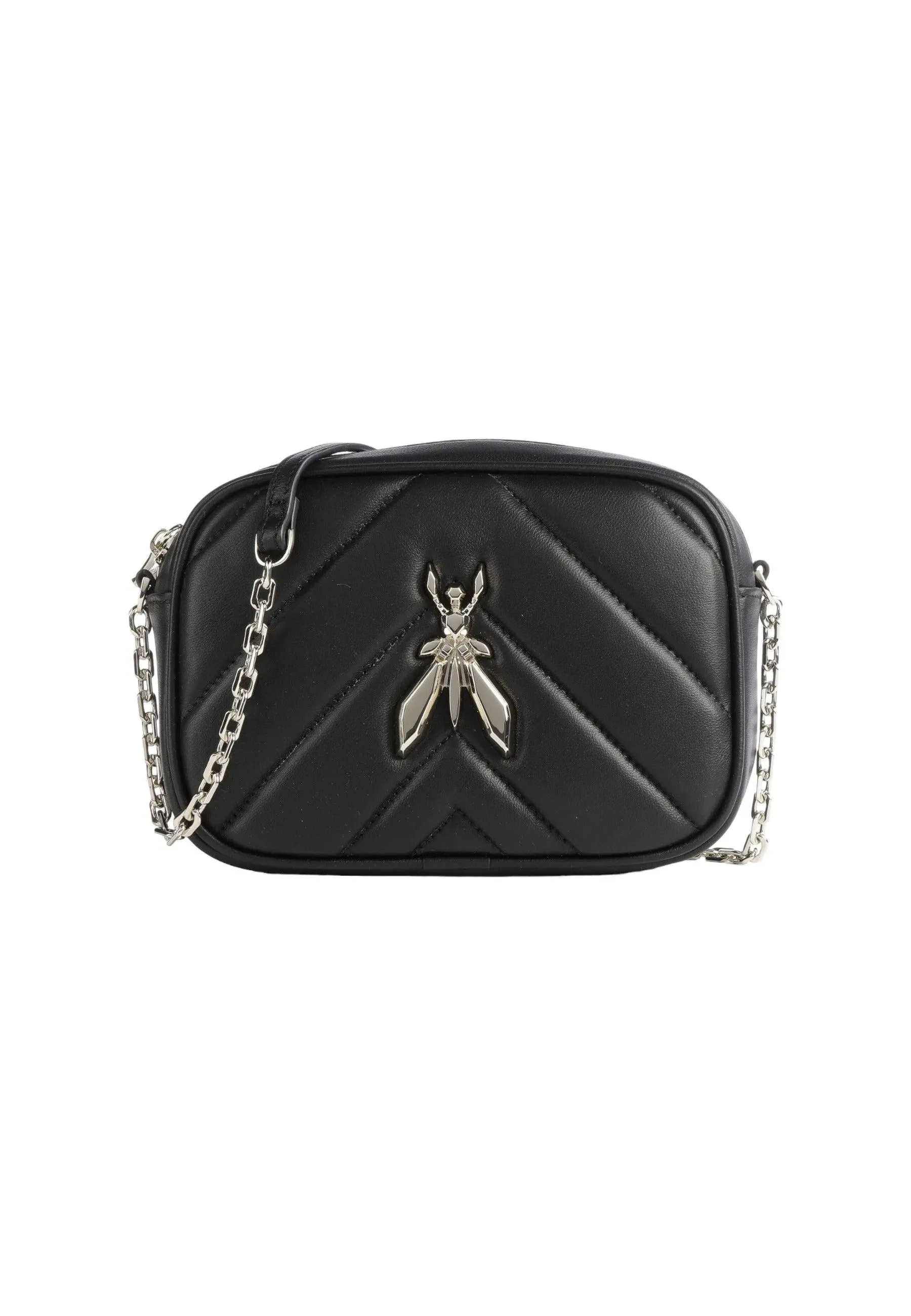 PATRIZIA PEPE Borsa Tracolla Crossbody Nero 8B0005-L004