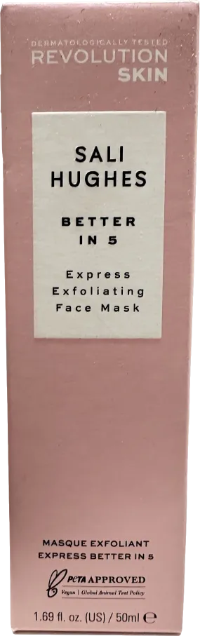 Revolution X Sali Hughes Better In 5 Express Exfoliating Face Mask 50ml