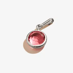 Rose Birthstone Charm, October