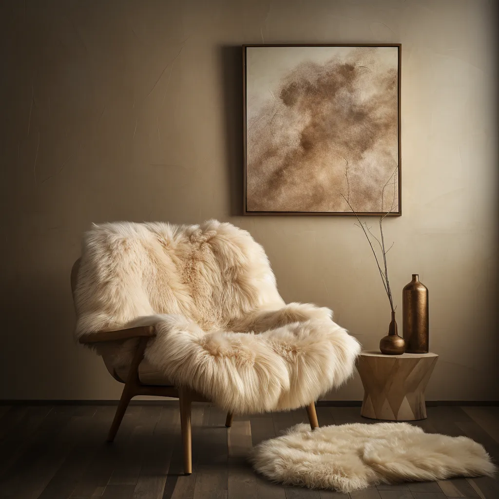 Sheepskin Rug cream