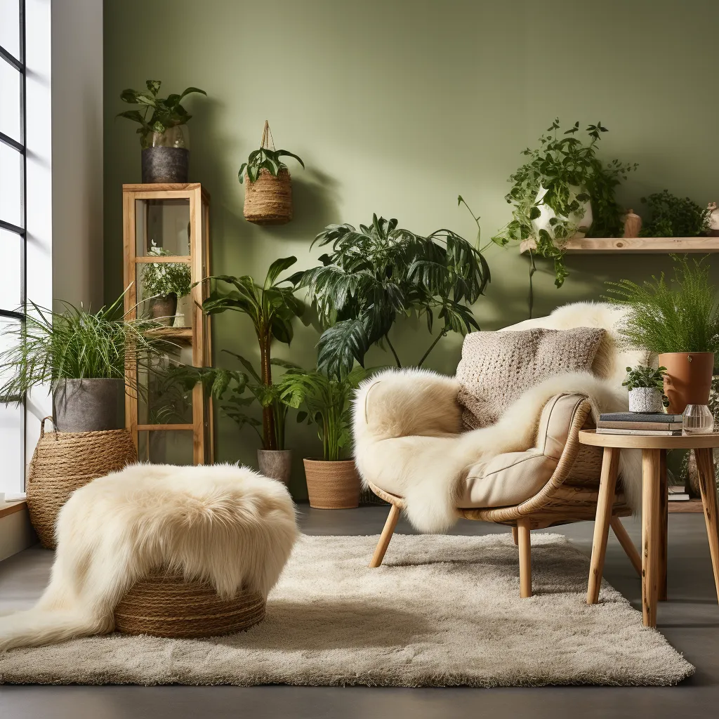 Sheepskin Rug cream