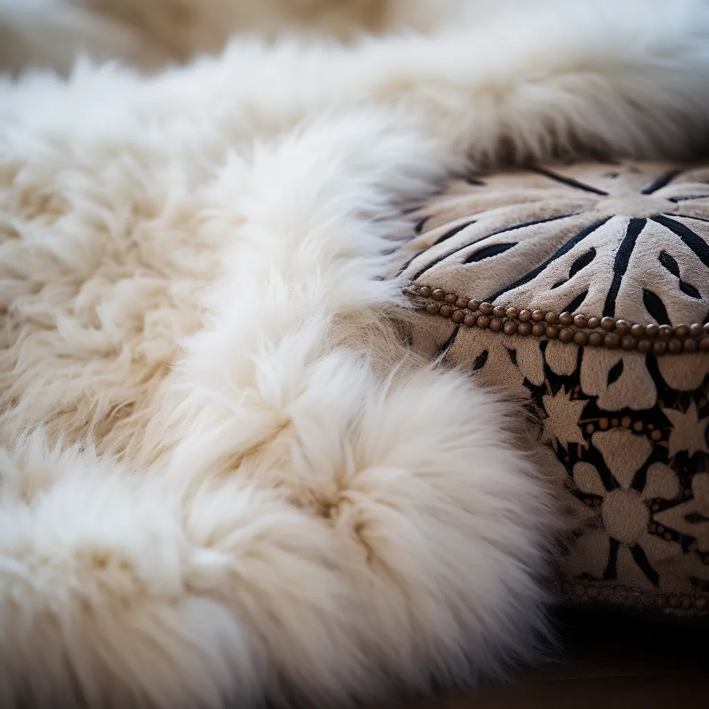 Sheepskin Rug cream