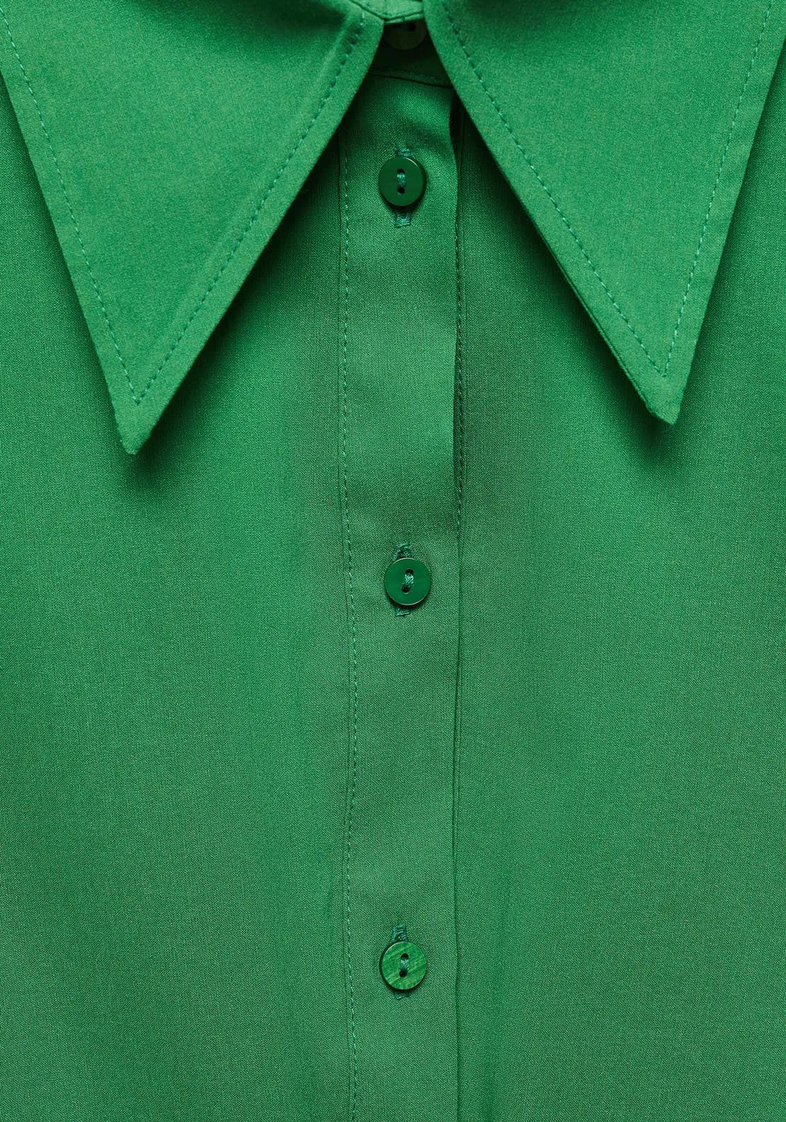 Slim-fit velvet jacket - Green