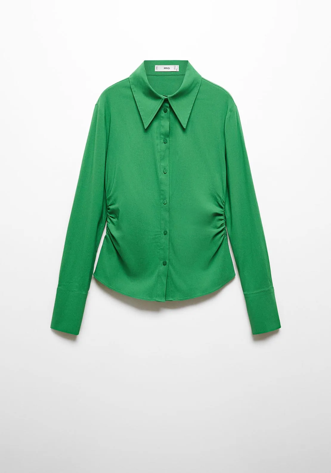 Slim-fit velvet jacket - Green