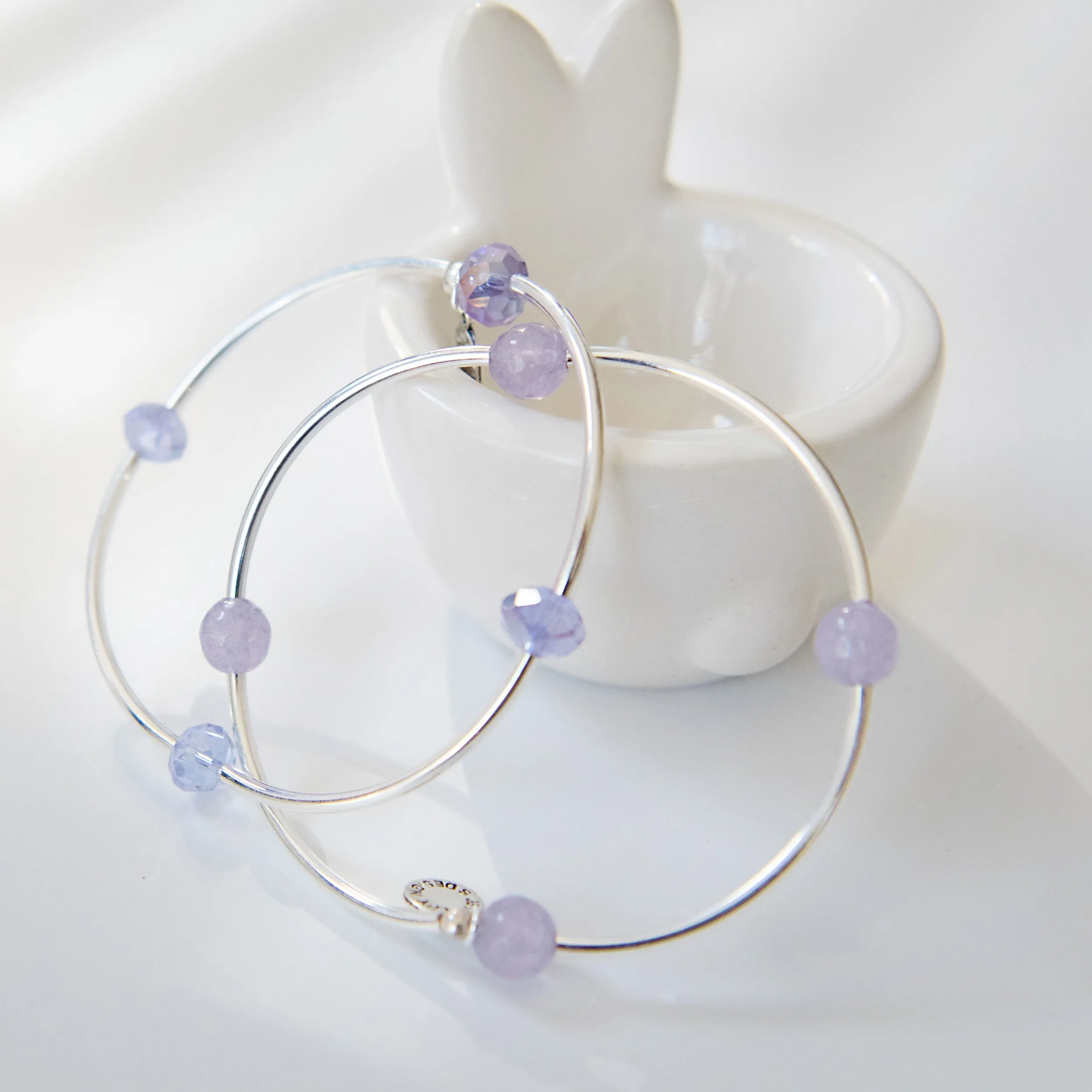 Spring Vibes - Purple Wishing Stone Set | Minimalist