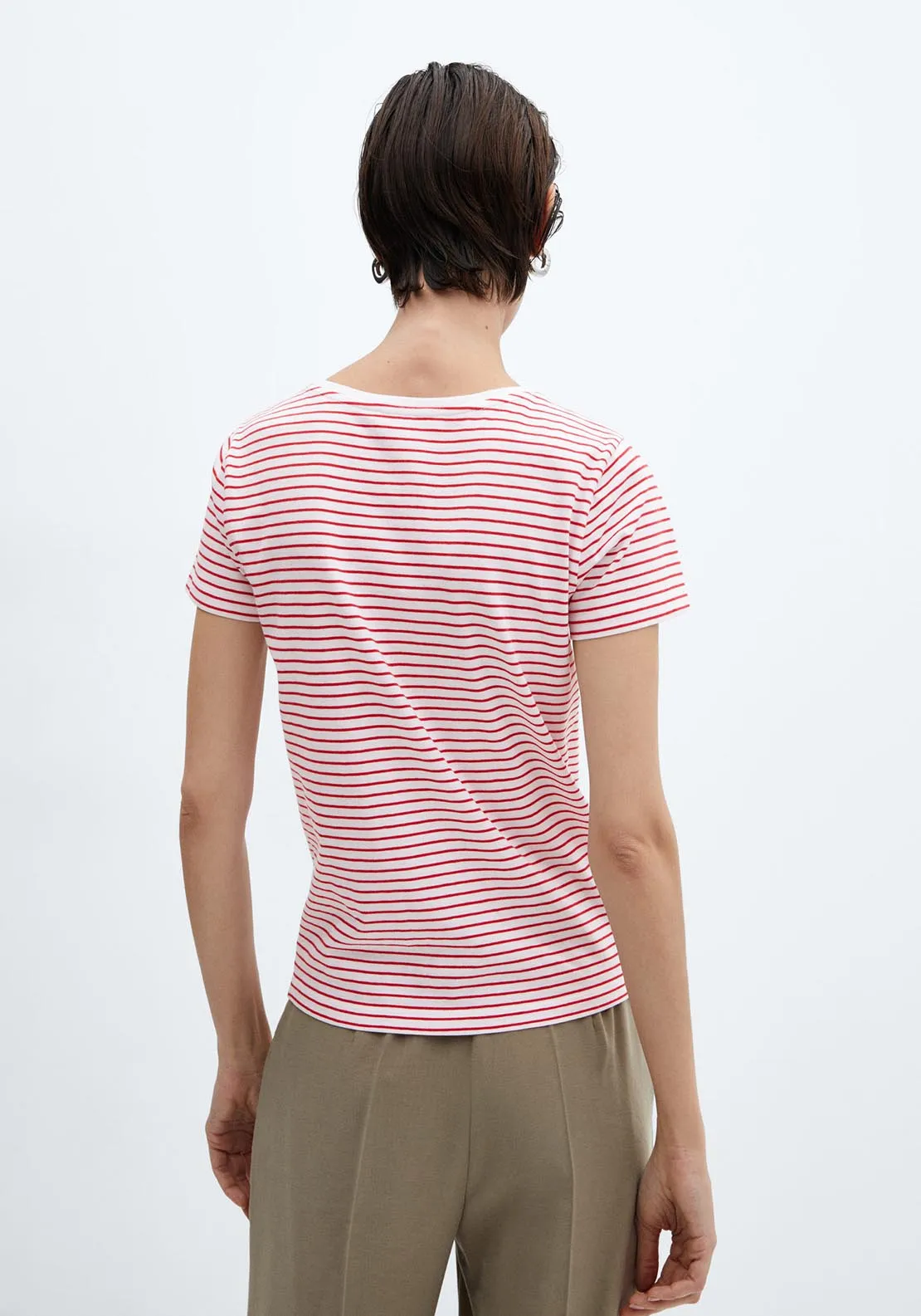 Striped logo T-shirt