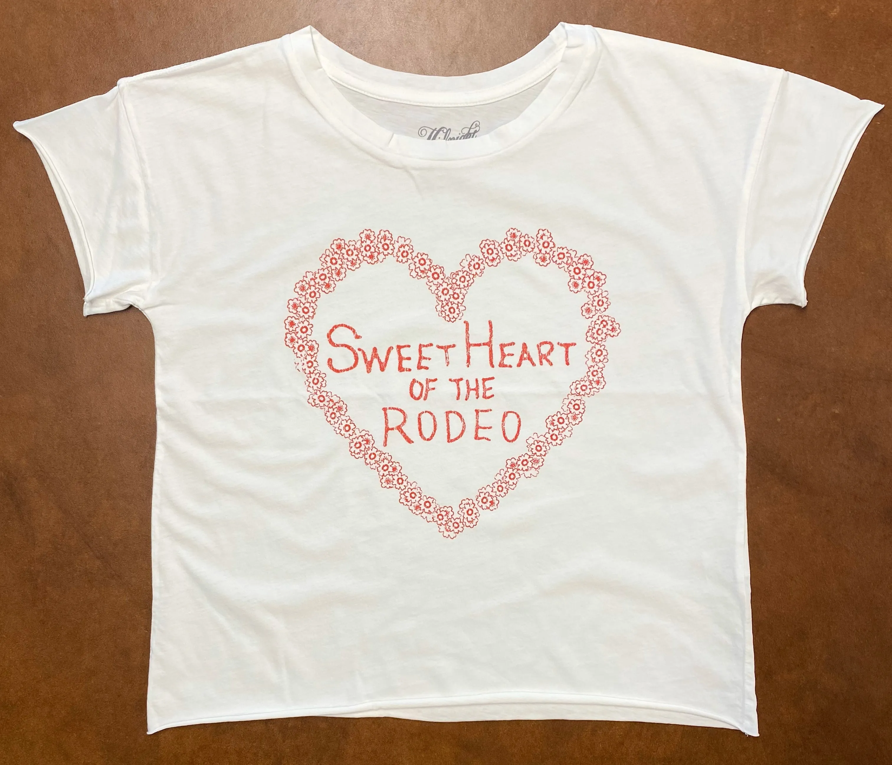 Sweetheart of the Rodeo Cut off Crop Tee