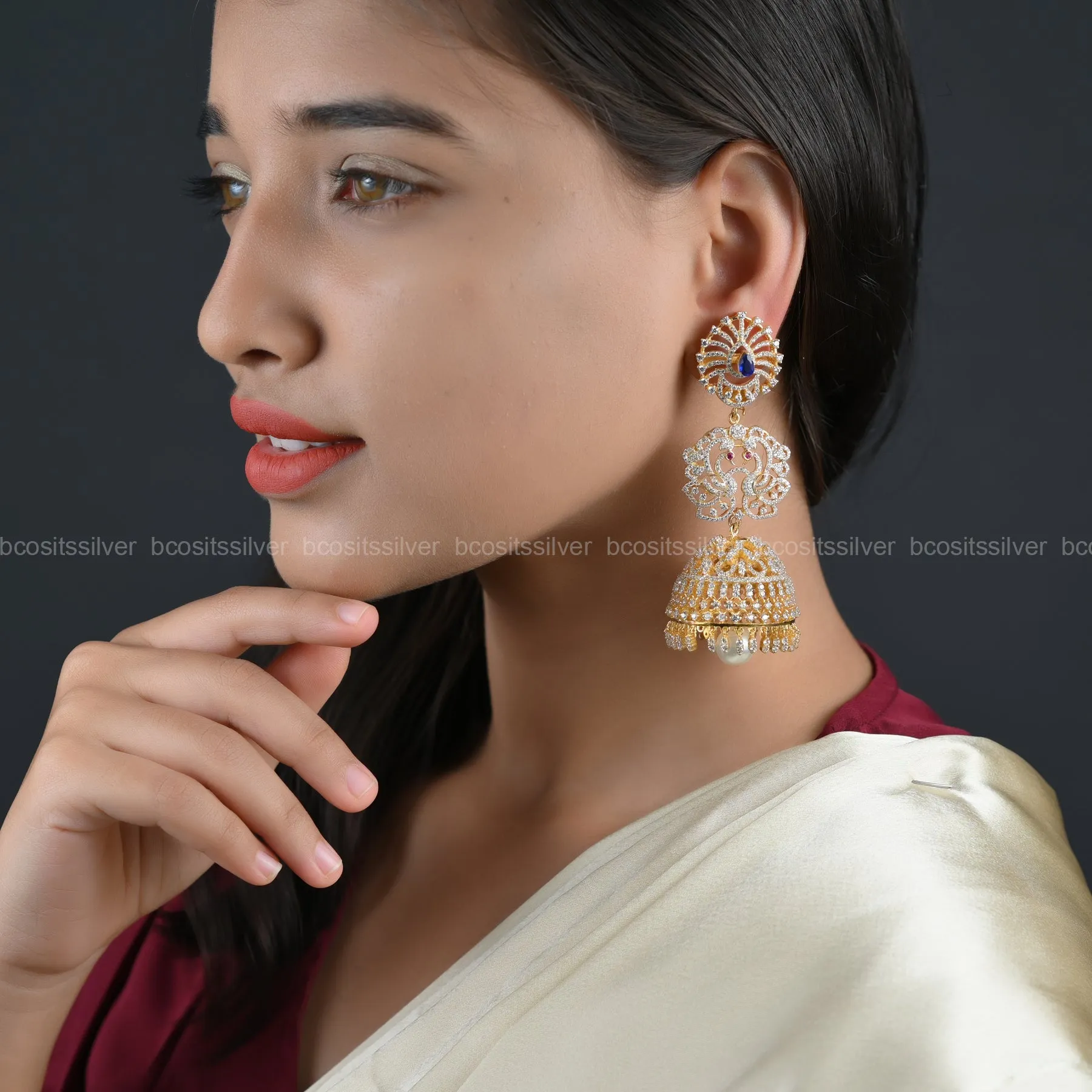 Theia Diamond look Jhumka