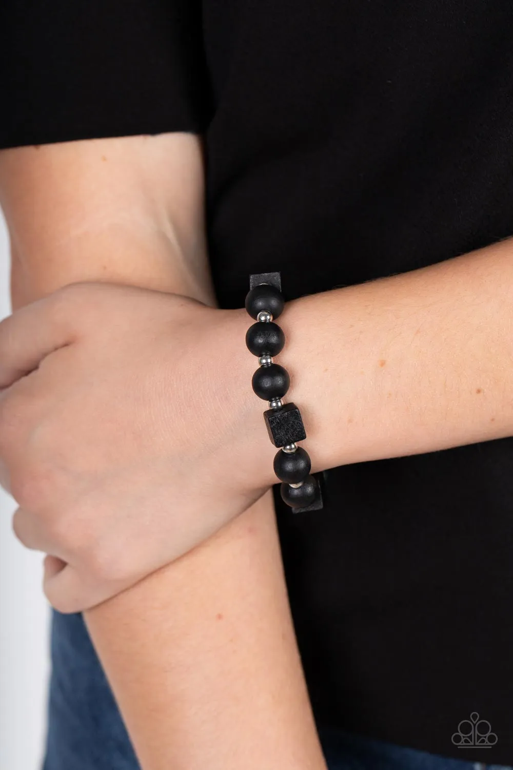 Timber Trendsetter - Black Paparazzi Bracelet