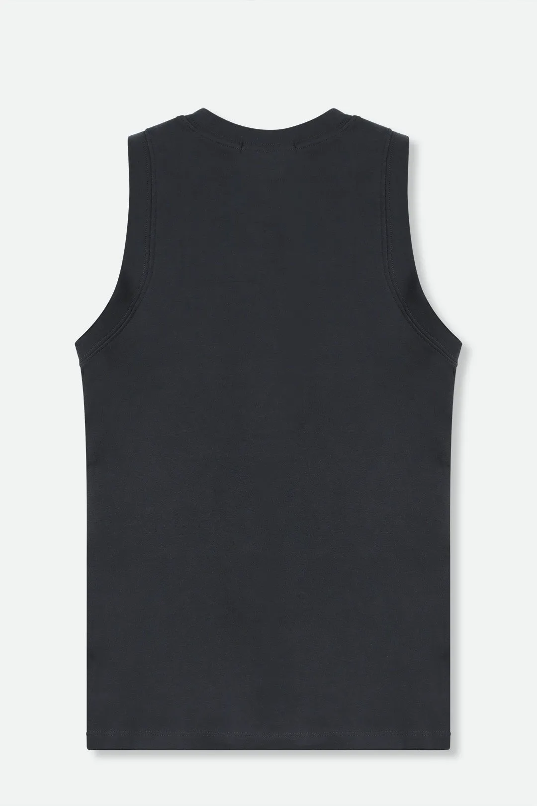 TUNIC LENGTH MUSCLE TANK IN PIMA COTTON STRETCH