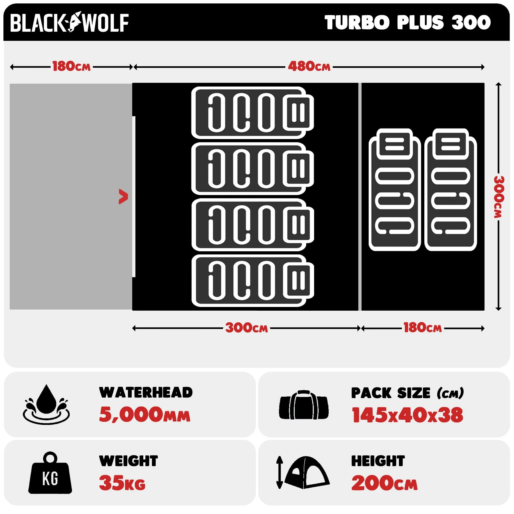 Turbo Tent Plus 300