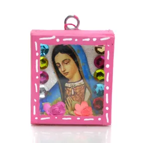 Virgin of Guadalupe Mexican Día de Muertos Caja #9