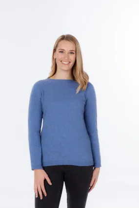 Womens Crew Neck Plain Sweater