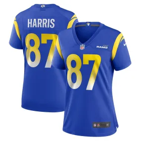 Women's Nike Jacob Harris Royal Los Angeles Rams Game Player Jersey