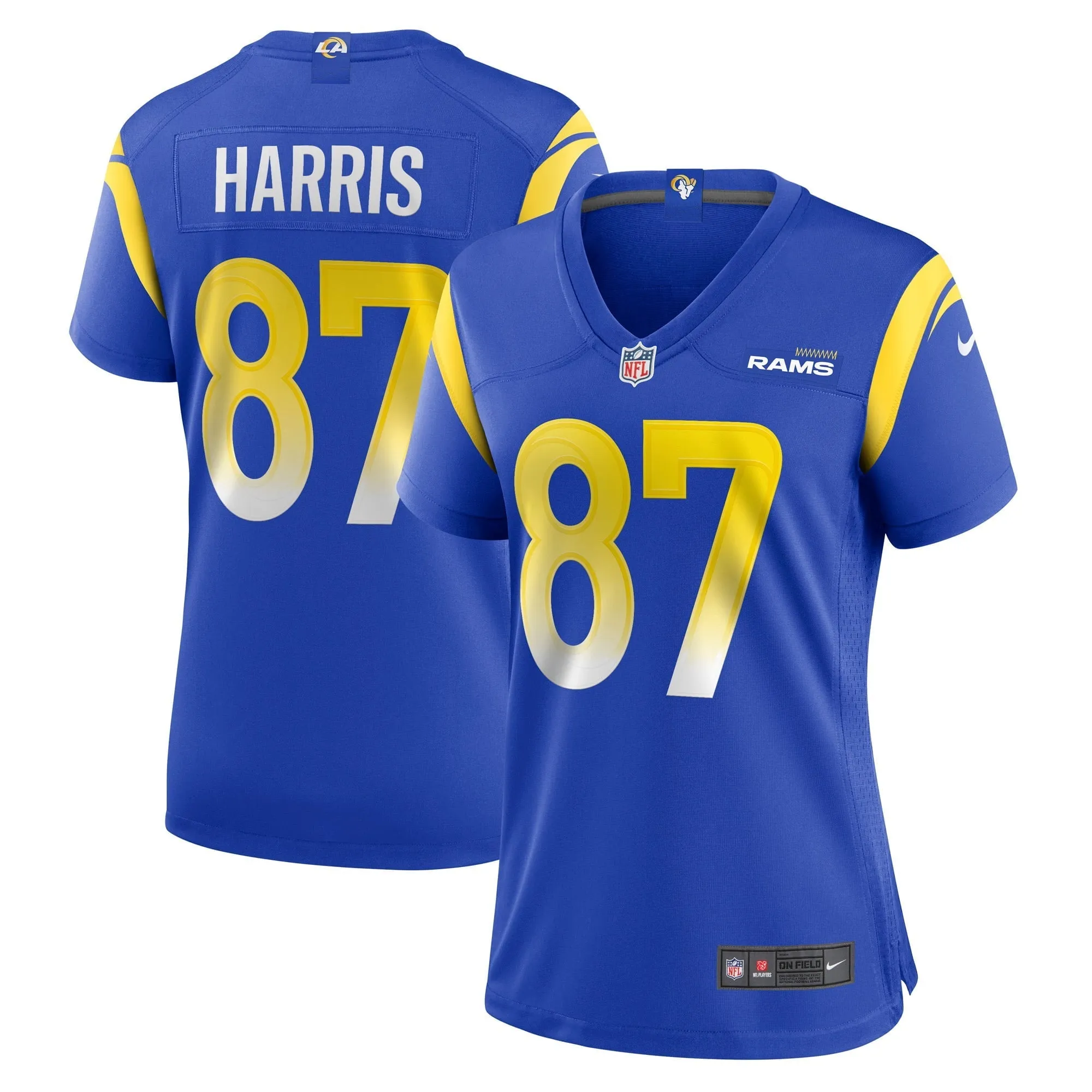 Women's Nike Jacob Harris Royal Los Angeles Rams Game Player Jersey